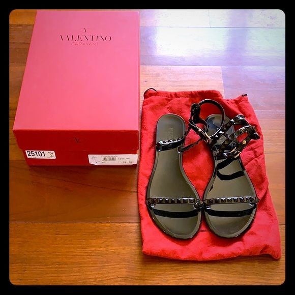 valentino jelly gladiator sandals